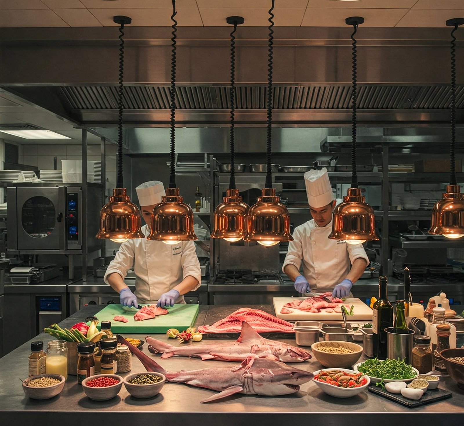 Restaurant show kitchen